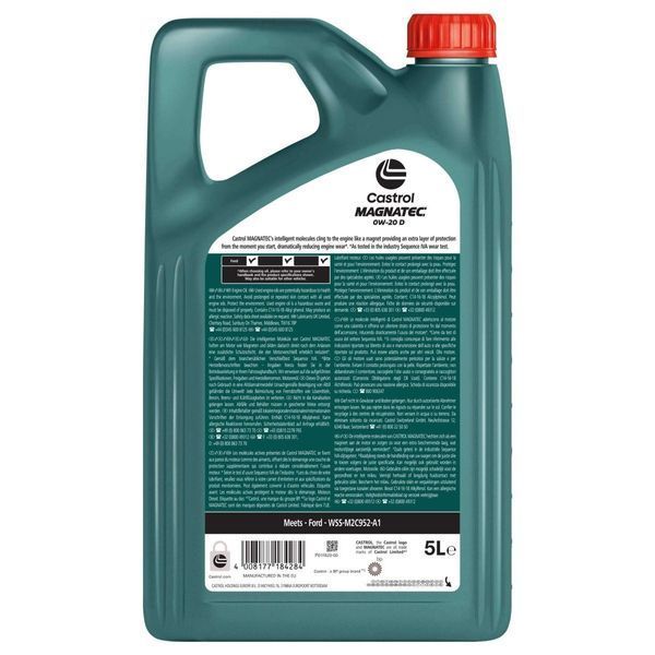 Castrol Magnatec D Diesel 0W-20 5 л 15D5EC фото