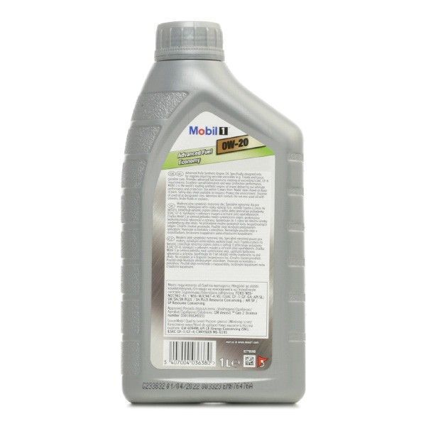 Mobil 1&trade; Fuel Economy 0W-20 1 л 152795 фото