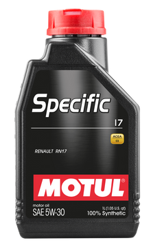 MOTUL Specific 17 5W-30 1 л 109840 фото