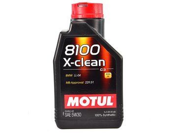 Motul 8100 X-Clean 5W-30 1 л 854311 фото