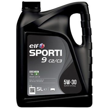 Elf Sporti 9 C2/C3 5W-30 5 л 214253 фото