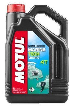 MOTUL Marine Tech 4T 25W-40 5 л 853151 фото