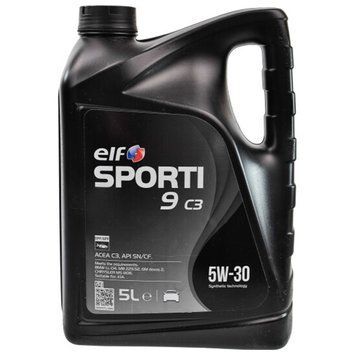 Elf Sporti 9 C3 5W-30 5 л 214249 фото