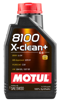 MOTUL 8100 X-clean+ 5W-30 1 л 106376 фото